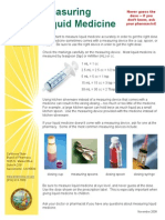 Measuring Liquid Medicine