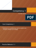 Social Work Competency 1 Presentation Field Work