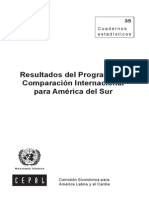 Programa de Comparaciòn Internacional para América Del Sur