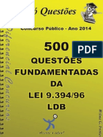 1737 - LDB - Lei 9.394 - 96 - Apostila Amostra