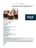 Chocolate Espresso Cupcake