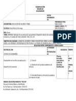 Planificación Misión de Solidaridad