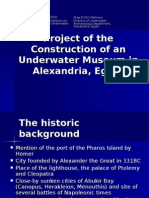 Project of The Construction of An Underwater Museum in Alexandria, Egypt