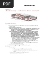 Test 1 Underground Mining: Question 1a