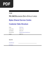 Ra-040 Customer Data Structures Ver 1