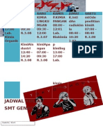 Jadwal Kuliah Kimia Sains Uin BDG SMT 6