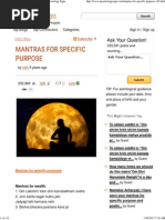Download Mantras for Specific Purpose by IXUS SN254163577 doc pdf