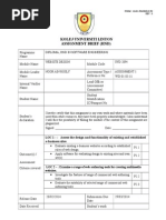 Kolej Universiti Linton Assignment Brief (HND)