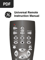 Download Universal Remote Instruction Manual by donnal47 SN25416513 doc pdf