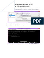 Setting Web Server Dan Database Server