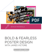 James Victore - Bold and Fearless Poster Design Course Supplies