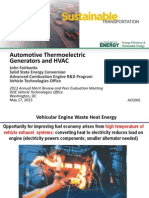Automotive Thermoelectric Generators and HVAC