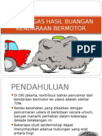 BAHAYA GAS HASIL BUANGAN KENDARAAN BERMOTOR.ppt