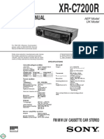 Service Manual: XR-C7200R