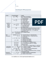 Brain Dump For PMP Preparation Ver 1.1