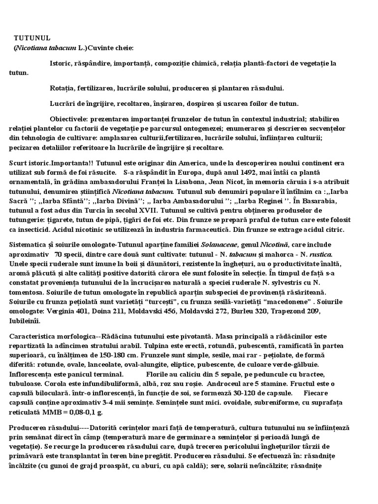 Tutunul | PDF