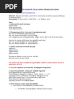 Change Oracle Default Passwords for Sys, System, Dbsnmp and Sysman