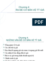 NHỮNG VẤN ĐỀ CƠ BẢN VỀ TỶ GIÁ