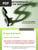 Determinacao de Precos Em Servicos