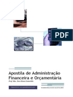 Apostila de Administração Financeira e Orçamentária 