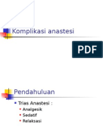 Komplikasi Anastesi