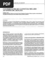 Contribuições de Gaston Bachelard Ao Ensino de Ciências