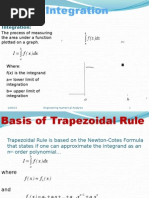 Lecture 10 Numerical Integration Trapezoidal