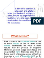 Taking and Managing Risks Effectively