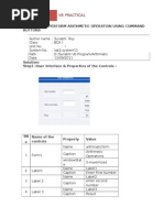 Visual Basic Pratice Question and Answer