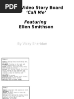 Download Music Video Story Board by americangirl522 SN25420274 doc pdf