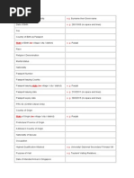 SG Visa Form