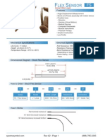 Sensor Flexómetro