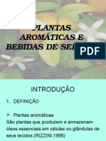 Plantas Aromáticas e Bebidas de Sergipe