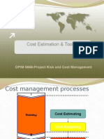 Lect#2-Cost Estimation & Tools-Chapter3&6