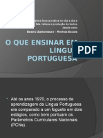 O Que Ensinar Em Língua Portuguesa