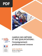 Dossier Campus des Métiers et des Qualifications