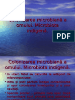 Colonizarea microbian¦ a omului. Microbiota indigen¦.