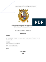 Año de La Inversión para El Desarrollo Rural y La Seguridad Alimentaria