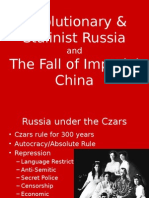 russian revolution  fall of china