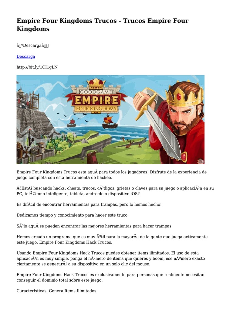 Empire four kingdoms cheat tool