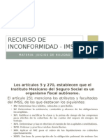 Recursos de inconformidad IMSS: trámite y documentos