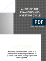 Audit of The Financing and Investing Cycle