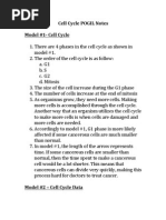 Cell Cycle POGIL