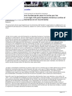 Contruyendo Un Nuevo Fundamento Para La Lucha Por Los Derechos Humanos en AL.