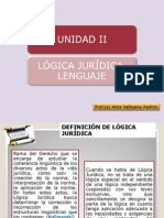 Unidad II LOGICA JURIDICA-LENGUAJE