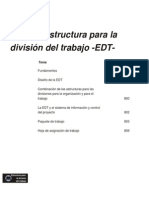 ESTRUCTURA DE DIVISIÓN DE TRABAJO