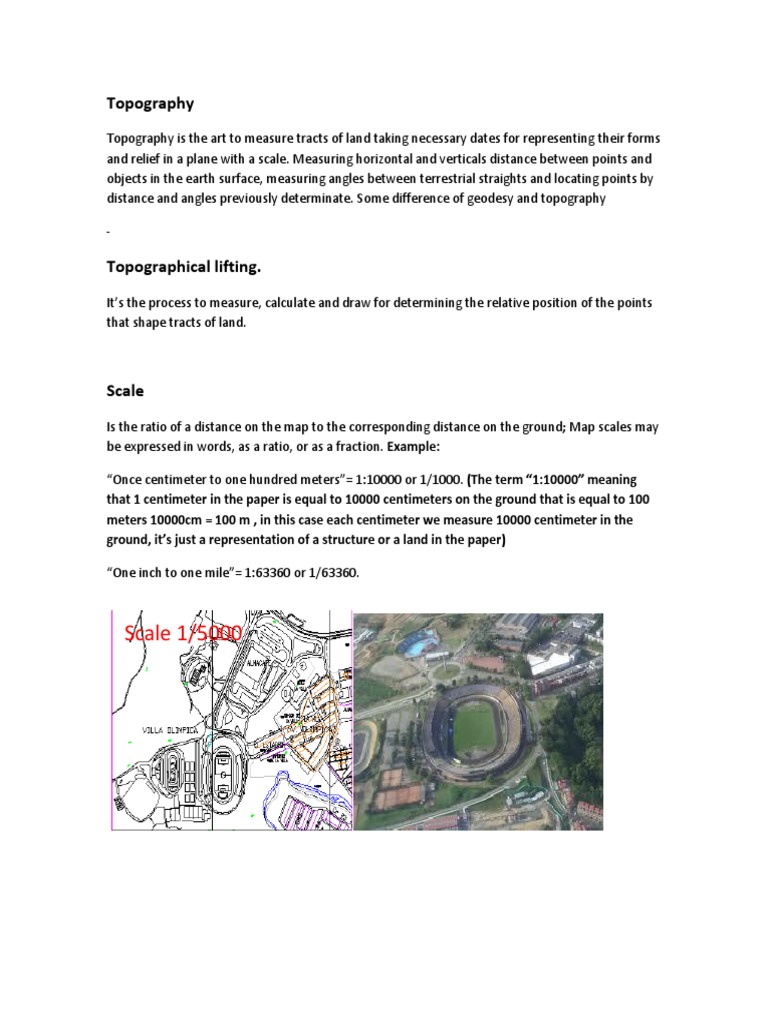 Topography Basics for Surveyors | PDF