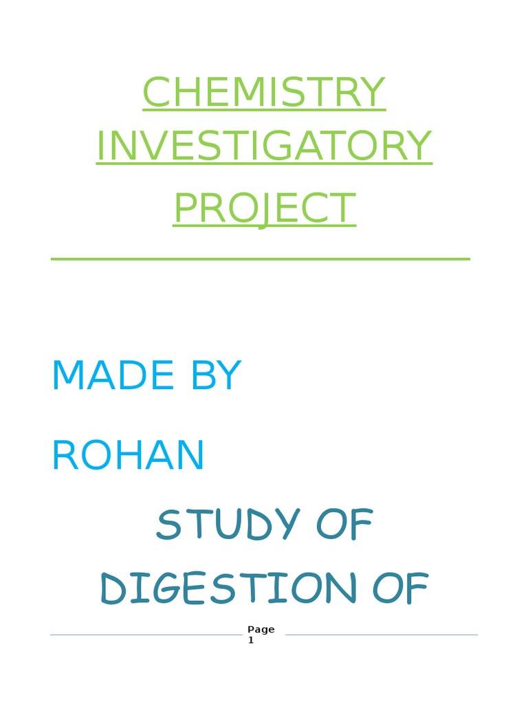 Salivary Amylase: Starch Digestion Study | PDF | Digestion | Saliva