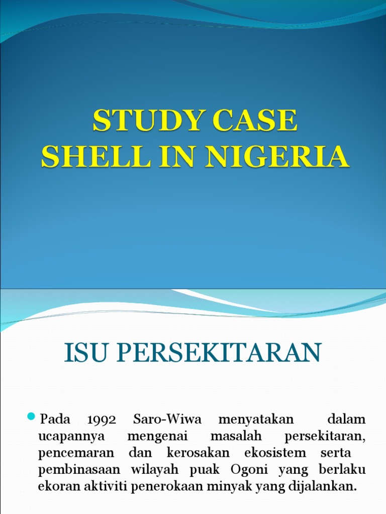 Shell in Nigeria | PDF