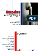 Unspoken Language PDF